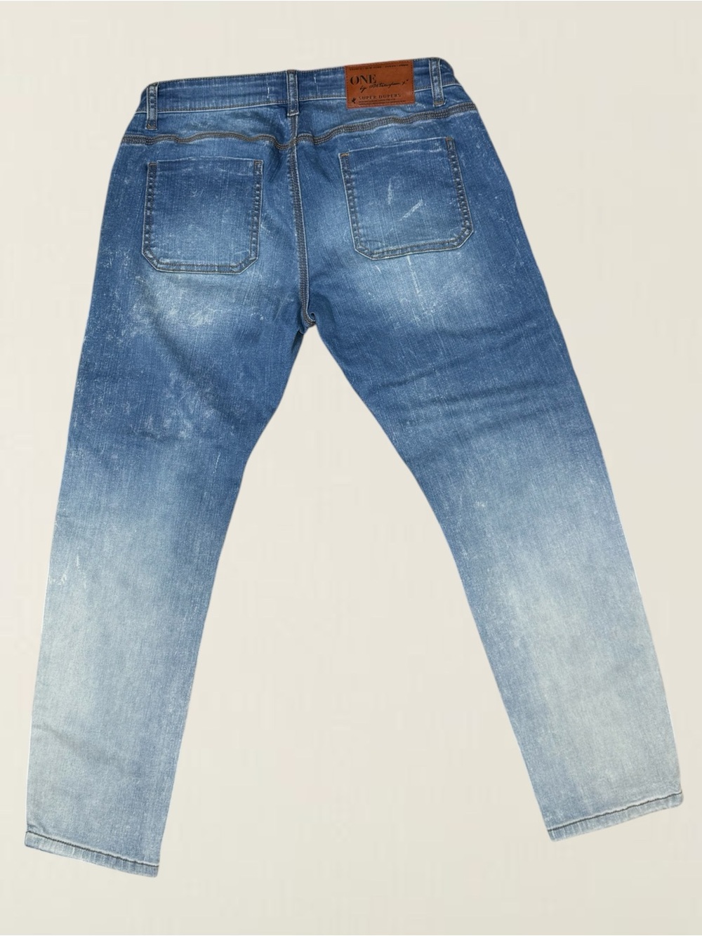 One Teaspoon Super Duper Low Rise Cropped Jeans Sample Size 26/US 4 - Picture 5 of 8